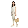 Dámská kabelka DESIGUAL JULY DENIM HARRY MINI 6008 BEIGE - DESIGUAL - 21SAXA98 6008 BOLS_JULY DENIM HARRY MINI