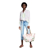 Dámská kabelka DESIGUAL FLOWER VALKYRIA SICILIA REV 3049 PINK - DESIGUAL - 21SAXPC9 3049 BOLS_FLOWER VALKYRIA SICIL
