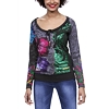 Dámské triko DESIGUAL 28T2406 2022 TS CARRIE SLEVA 40 2022 - DESIGUAL - 28T2406 2022 TS CARRIE SLEVA 40