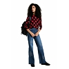 Dámský svetr DESIGUAL NICARAGUA 3001 FRESA - DESIGUAL - 21WWJF82 3001 JERS_NICARAGUA