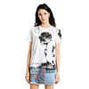 Dámské triko DESIGUAL MICKEY 1000 BLANCO - DESIGUAL - 21WWTKB3 1000 TS_MICKEY