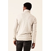 Pánský svetr GARCIA mens pullover 1855 cream melee - GARCIA - I11039 1855 mens pullover