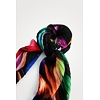 Dámský šátek DESIGUAL PLEATED FOCUS RECTANGLE 2000 NEGRO - DESIGUAL - 22SAWA05 2000 FOU_PLEATED FOCUS RECTANGL
