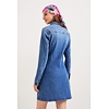 Dámské šaty DESIGUAL MICKEY PATCH 5008 DENIM DARK BLUE - DESIGUAL - 22SWVD06 5008 VEST_MICKEY PATCH