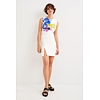 Dámské šaty DESIGUAL AUDREY 1000 BLANCO - DESIGUAL - 22SWVW73 1000 VEST_AUDREY