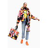 Dámská šála DESIGUAL INCA CORK FUR BIG 8001 GOLDEN HAZE - DESIGUAL - 22WAIA32 8001 SCARF_INCA CORK FUR_BIG