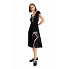 Dámské šaty DESIGUAL LISA 2000 BLACK - DESIGUAL - 23SWVK12 2000 VEST LISA