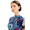 Dámské šaty DESIGUAL EXETER-LACROIX 5036 BLUE - DESIGUAL - 23SWVK33 5036 VEST EXETER-LACROIX