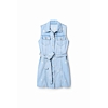 Dámské šaty DESIGUAL VIRGINNIE 5053 BLUE - DESIGUAL - 23SWVD06 5053 VEST VIRGINNIE