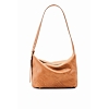 Dámská kabelka DESIGUAL LOGORAMA LEATHER DOVER 6002 BROWN - DESIGUAL - 23SAXL01 6002 BOLS LOGORAMA LEATHER DOVE