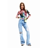 Dámská halenka DESIGUAL DANA 9019 MATERIAL FINISHES - DESIGUAL - 23SWQK27 9019 BODY DANA