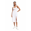 Dámské šaty DESIGUAL SANDALL 1000 WHITE - DESIGUAL - 23SWVK72 1000 VEST SANDALL