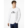 Pánské triko HELLY HANSEN NORD GRAPHIC LONGSLEEVE T-SHIR 004 WHITE