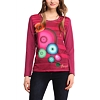 Dámské triko DESIGUAL TS_DIANE 3063 ROSA PRIMULA - DESIGUAL - 46T2519 3063 TS_DIANE