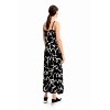 Dámské šaty DESIGUAL LETO 2000 BLACK - DESIGUAL - 23WWVK23 2000 VEST LETO