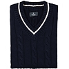 Pánský svetr RAGMAN Sleeveless V-Neck 711  DUNKELBLAU