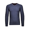 Pánský svetr RAGMAN V-neck Pullover with tipping 782  BLAU-MEL - Ragman - 469557 782 V-neck Pullover with tipping