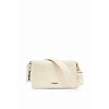 Dámská kabelka DESIGUAL 24SAXP84 1001 BAG_AQUILES DORTMUND FLAP 1001 WHITE - DESIGUAL - 24SAXP84 1001 BAG_AQUILES DORTMUND FLAP
