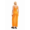 Dámské šaty DESIGUAL 24SWMF02 7002 SWIM_DRESS KENIA 7002 ORANGE - DESIGUAL - 24SWMF02 7002 SWIM_DRESS KENIA