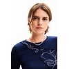 Dámské triko DESIGUAL 24SWTK70 5000 TS_BOSTON 5000 BLUE - DESIGUAL - 24SWTK70 5000 TS_BOSTON