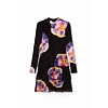 Dámské šaty DESIGUAL 24WWVK34 2000 VEST PENSEE LACROIX 2000 BLACK - DESIGUAL - 24WWVK34 2000 VEST PENSEE LACROIX