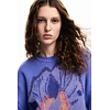 Dámský svetr DESIGUAL 24WWJF52 3115 JERS PENSEE LACROIX 3115 RED - DESIGUAL - 24WWJF52 3115 JERS PENSEE LACROIX