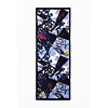 Dámský šátek DESIGUAL 24WAWA12 5000 FOU DENIM FLOWERS RECTANGLE 5000 BLUE - DESIGUAL - 24WAWA12 5000 FOU DENIM FLOWERS RECTANGLE