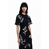 Dámské šaty DESIGUAL 25WWVK44 2000 VEST CALMA 2000 BLACK - DESIGUAL - 25WWVK44 2000 VEST CALMA