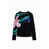 Dámské triko DESIGUAL 25WWTK32 2000 TS LENA 2000 BLACK - DESIGUAL - 25WWTK32 2000 TS LENA