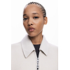 Dámský fashion kabát DESIGUAL 25WWEW59 1008 COAT JINU 1008 WHITE - DESIGUAL - 25WWEW59 1008 COAT JINU