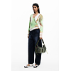 Dámská kabelka DESIGUAL 25WAXD03 4092 BAG BRAVO HYBRID DENIM HABANA 4092 GREEN - DESIGUAL - 25WAXD03 4092 BAG BRAVO HYBRID DENIM HABANA