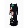 Dámské zimní šaty DESIGUAL PATCH FIONA Černá - DESIGUAL - 25WWVW08 2000 VEST PATCH FIONA