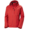 Dámská bunda HELLY HANSEN W CREW HOODED MIDL JACKET 2.0 Červená - Helly Hansen - 34447 162 W CREW HOODED MIDL JACKET 2.0