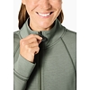 Dámská mikina TIMEZONE Stand-up Collar Sweatjacket Zelená - Timezone - 18-10280-01-5006 4738 Stand-up Collar Sweatjacket