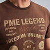 Pánské triko PME LEGEND T-shirt with artwork Hnědá - PME LEGEND - PTSS2509566 8203 T-shirt with artwork