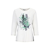 Dámské triko HAJO D Shirt platzierter Druck 3/4 Bílá - HAJO - 10614 278 D Shirt platzierter Druck 3/4