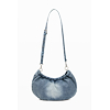 Dámská kabelka DESIGUAL HALF LOGO DENIM WAVERLY Modrá - DESIGUAL - 26SAXD05 5005 BAG HALF LOGO DENIM WAVERLY