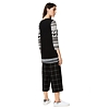 Dámské triko DESIGUAL REPETO 2000 NEGRO - DESIGUAL - 17WWTKB7 2000 TS_REPETO