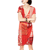 Dámské šaty DESIGUAL ALL OF ME 3213 POPPY RED - DESIGUAL - 18SWVKBH 3213 VEST_ALL OF ME