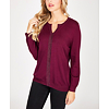 Dámský svetr HAJO D PULLOVER 713 brombeere