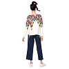 Dámský svetr DESIGUAL GIGI 1000 BLANCO - DESIGUAL - 19SWJFA0 1000 JERS_GIGI