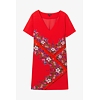 Dámské šaty DESIGUAL DAMIS 3036 ROJO CLAVEL - DESIGUAL - 19WWVW86 3036 VEST_DAMIS