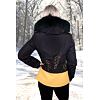 Dámská bunda MARLENE ML PATRIKA černá-žlutá - Marlene - ML PATRIKA black-yellow liška