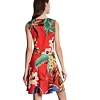 Dámské šaty DESIGUAL VEST_MEMPHIS 3202 RACING RED - DESIGUAL - 20SWVK79 3202 VEST_MEMPHIS