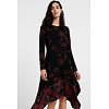 Dámské šaty DESIGUAL CHICAGO 3105 RED PERSIAN - DESIGUAL - 20WWVK56 3105 VEST_CHICAGO
