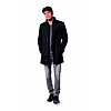 Pánský kabát BROADWAY 20102866 010-0203ME COAT 010-0203ME tm.šedý melír - Broadway - 20102866 010-0203ME COAT