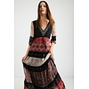 Dámské šaty DESIGUAL ESTAMBUL 3007 BURGUNDY - DESIGUAL - 21WWVW52 3007 VEST_ESTAMBUL