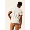 Pánské triko GARCIA mens T-shirt ss 625 white melee - GARCIA - H11204 625 mens T-shirt ss