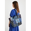 Dámská kabelka DESIGUAL BORO JAPANESE BOMBAY 5000 NAVY - DESIGUAL - 21WAXA25 5000 BOLS_BORO JAPANESE BOMBAY