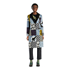 Dámský zimní kabát DESIGUAL HAMBURGO 2000 NEGRO - DESIGUAL - 21WWEWAU 2000 ABRIG_HAMBURGO